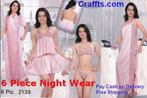 night wear-Pink Bridal